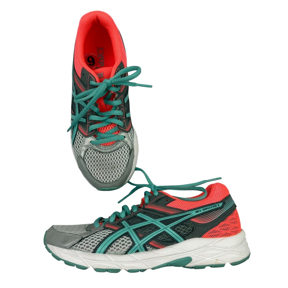 Asics Gel Contend 3 Shoes Womens 6 Gray Running Athletic Sneakers T5F9N Trainers